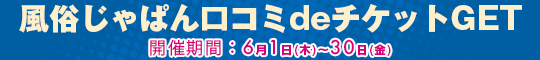 風俗じゃぱん口コミdeチケットGET